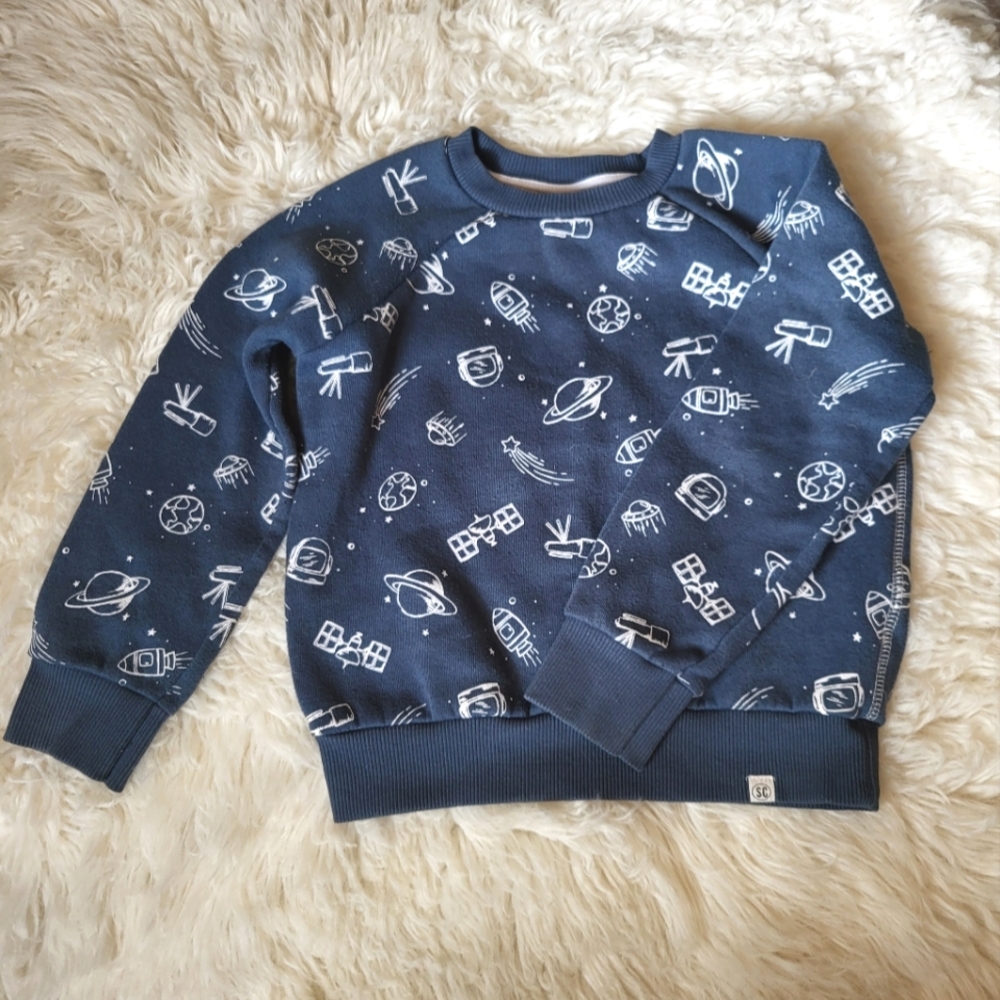 Sovereign Code Boys Pull Over Sweater 🪐 Space Print